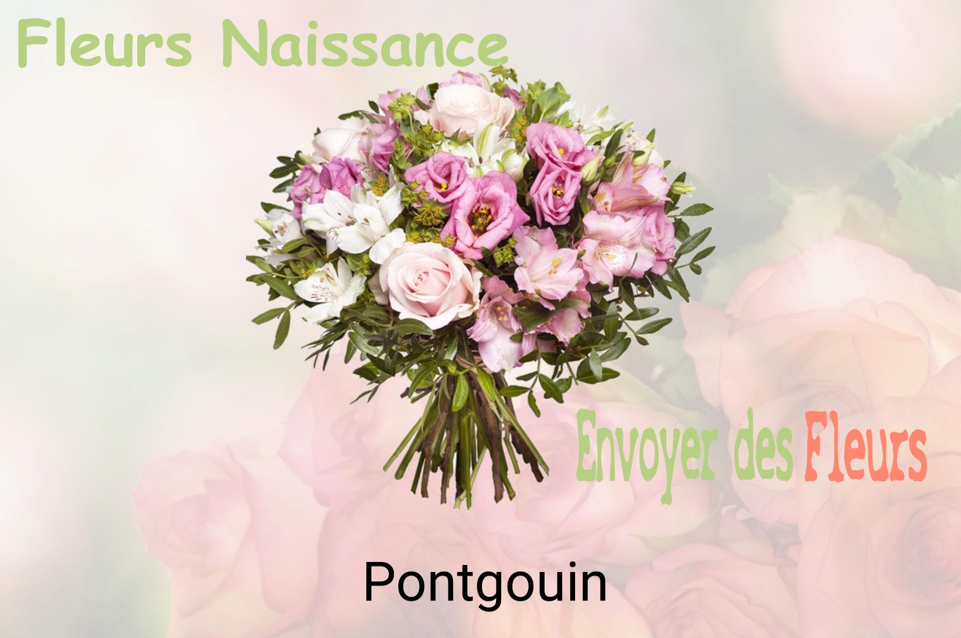 Bouquet de fleurs de naissance livré à Pontgouin